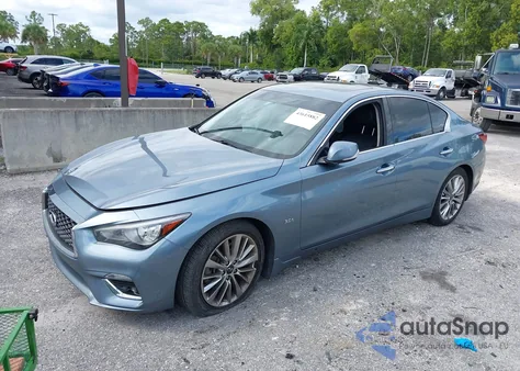 2019 Infiniti Q50 3.0T Luxe из США, поврежденный, VIN JN1EV7AP9KM543647